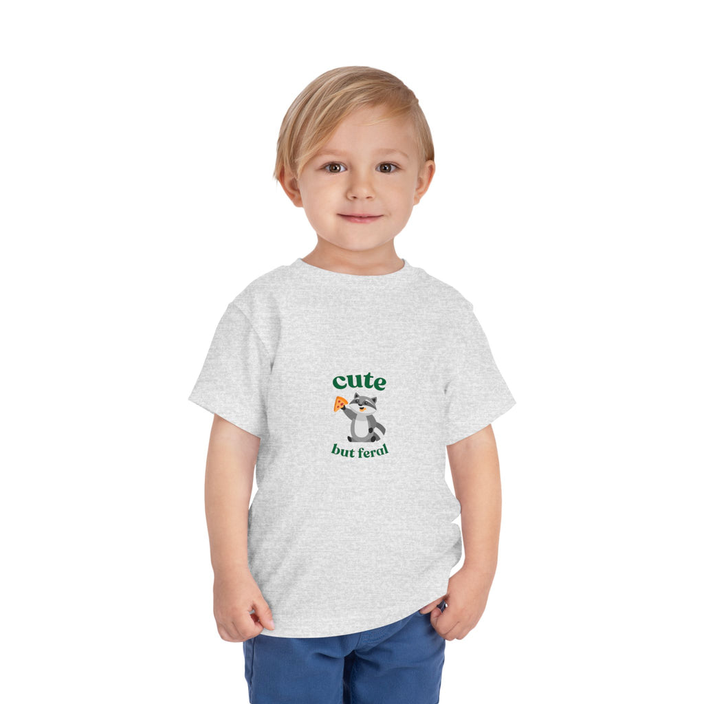 Cute but Feral TODDLER—Toddler Short Sleeve Tee