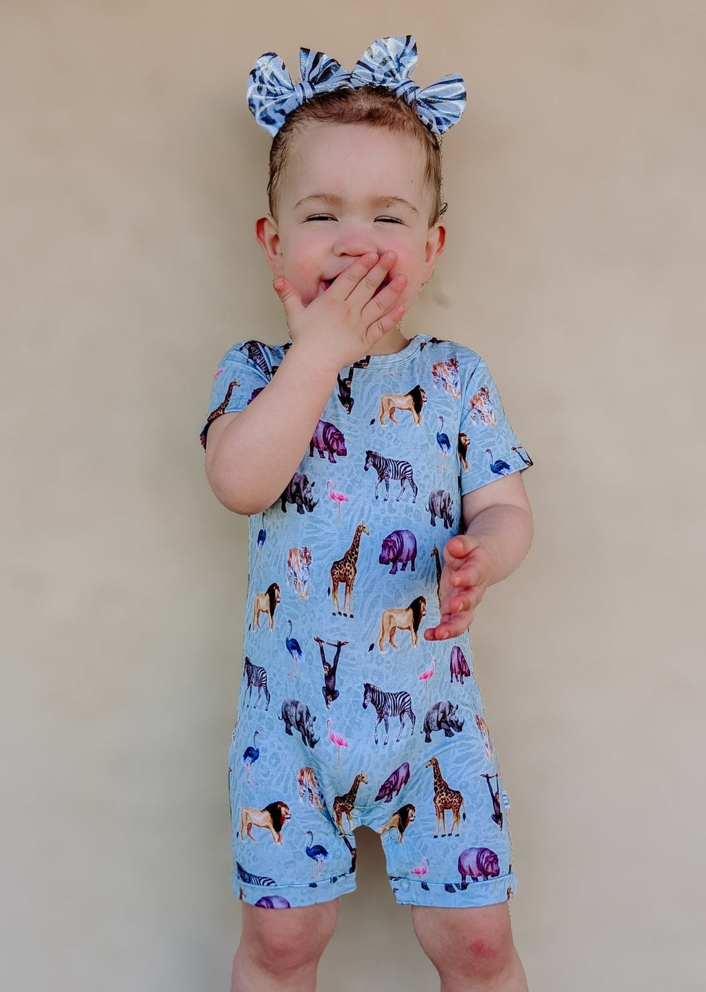 Short Sleeve Shortie Romper