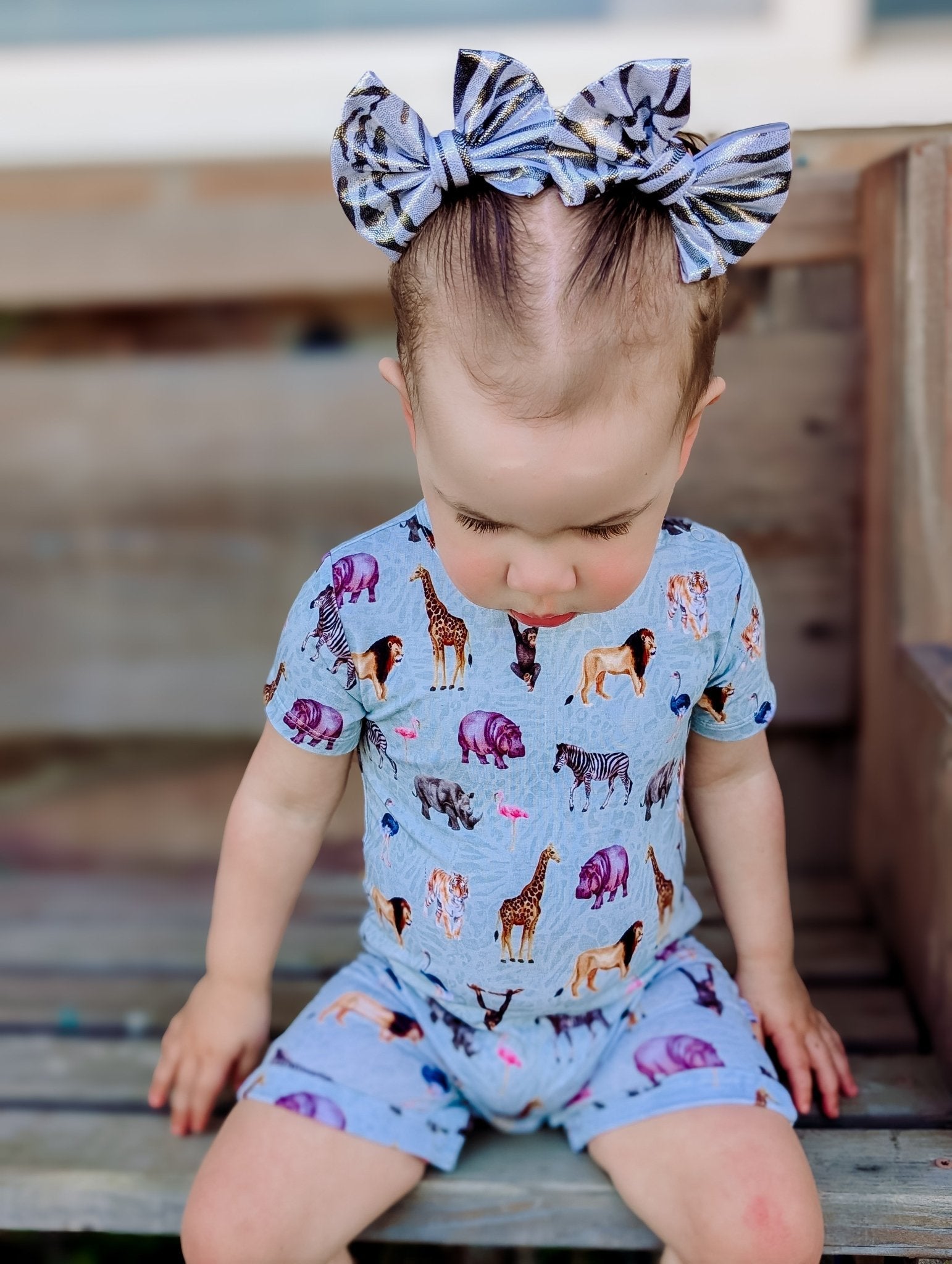 Short Sleeve Shortie Romper