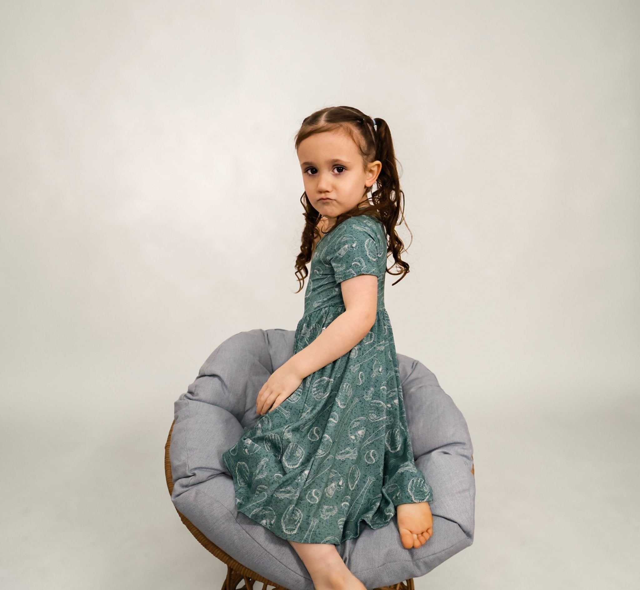 Short Sleeve Dress & Short Set