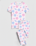 Charlie Play Pretty in Pearls - Bamboo Lyocell Short Sleeve Pant Lounge Set